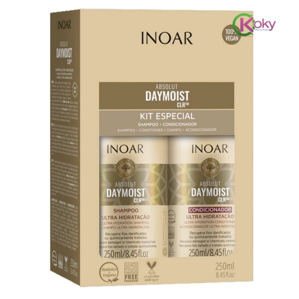 INOAR Absolut Daymoist Shampoo and Conditioner - Image 2