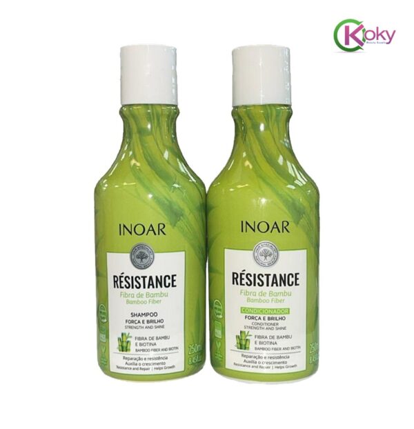 INOAR Shampoo & Conditioner Stength Shine 250 ml - Image 2