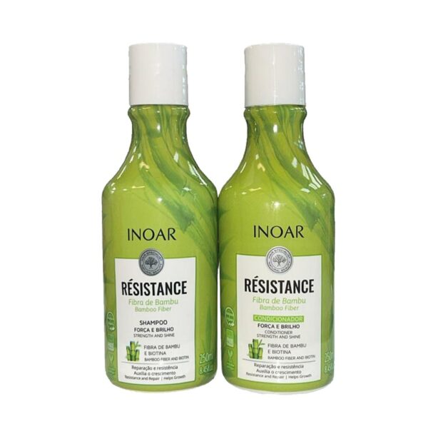 INOAR Shampoo & Conditioner Stength Shine 250 ml