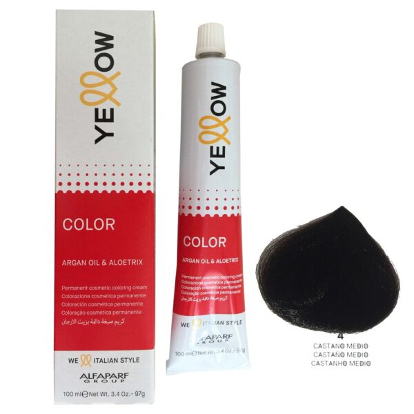 ALFAPARF Yellow Permanent Color  #4