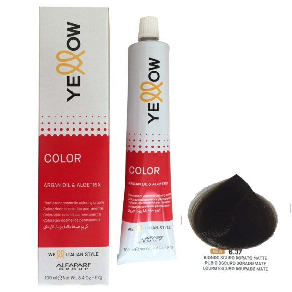 ALFAPARF Yellow Permanent Color  #6.37