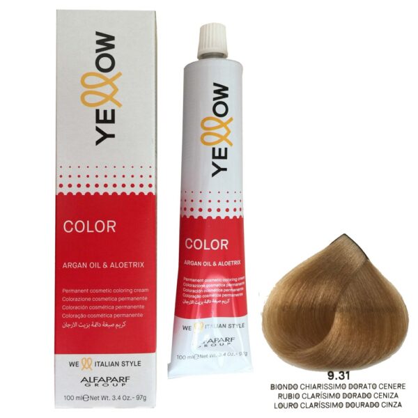 ALFAPARF Yellow Permanent Color  #9.31