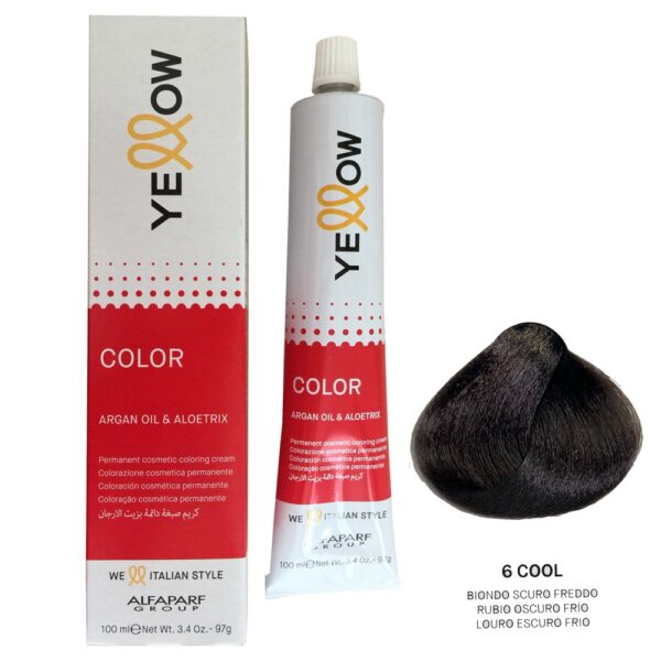 ALFAPARF Yellow Permanent Color  #6 Cool