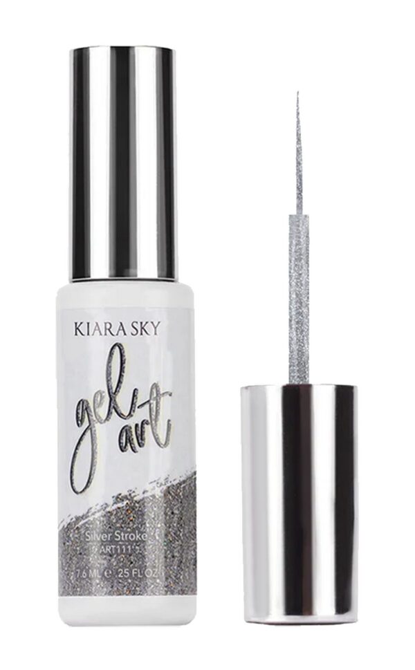 KIARA SKY Gel Art Silver Stroke